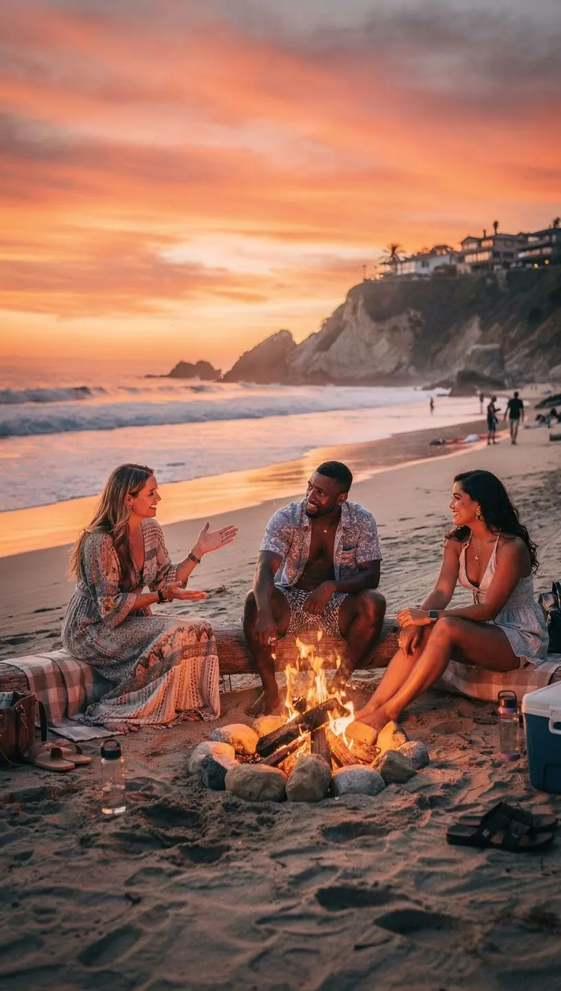 Hands typing on a keyboard with a background of notes and a coffee cup, symbolizing content creation for a local blog.